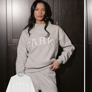NEW PARKE MOCKNECK CREW GREY